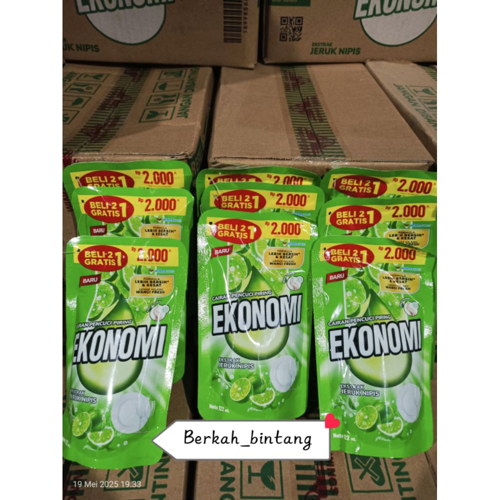 EKONOMI Sabun Cuci Piring Kemasan 2000 (1Dus)