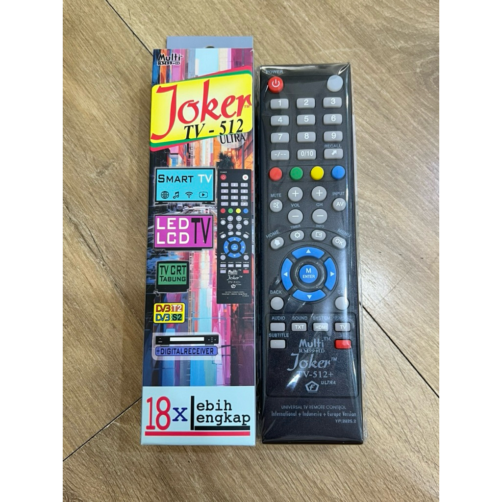 Remote Remot TV Multi Joker TV - 512 Remote Joker TV-512 Ultra