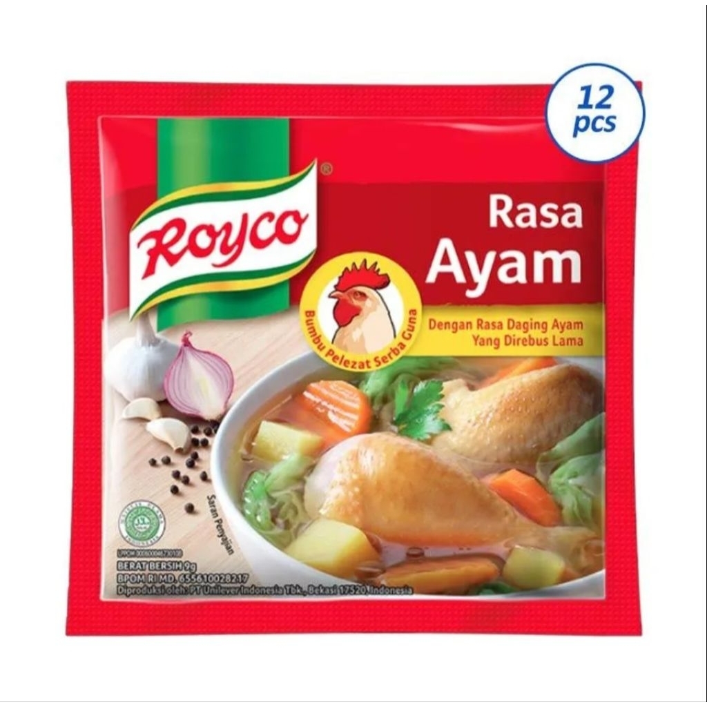 

Royco ayam renceng 12 sachet