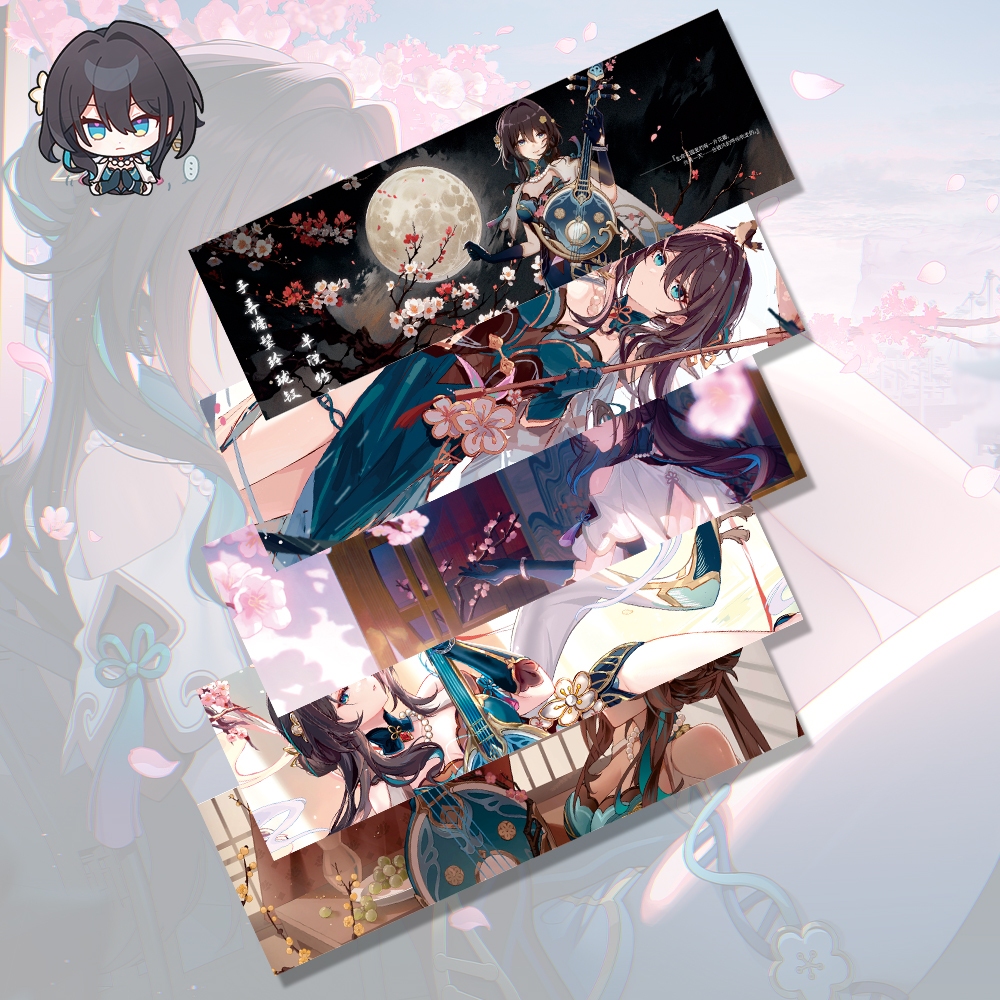 

Stiker Slap Ruan Mei Honkai Star Rail - Sticker Vinyl Waterproof - Sticker Anime Slap HSR Ruan Mei