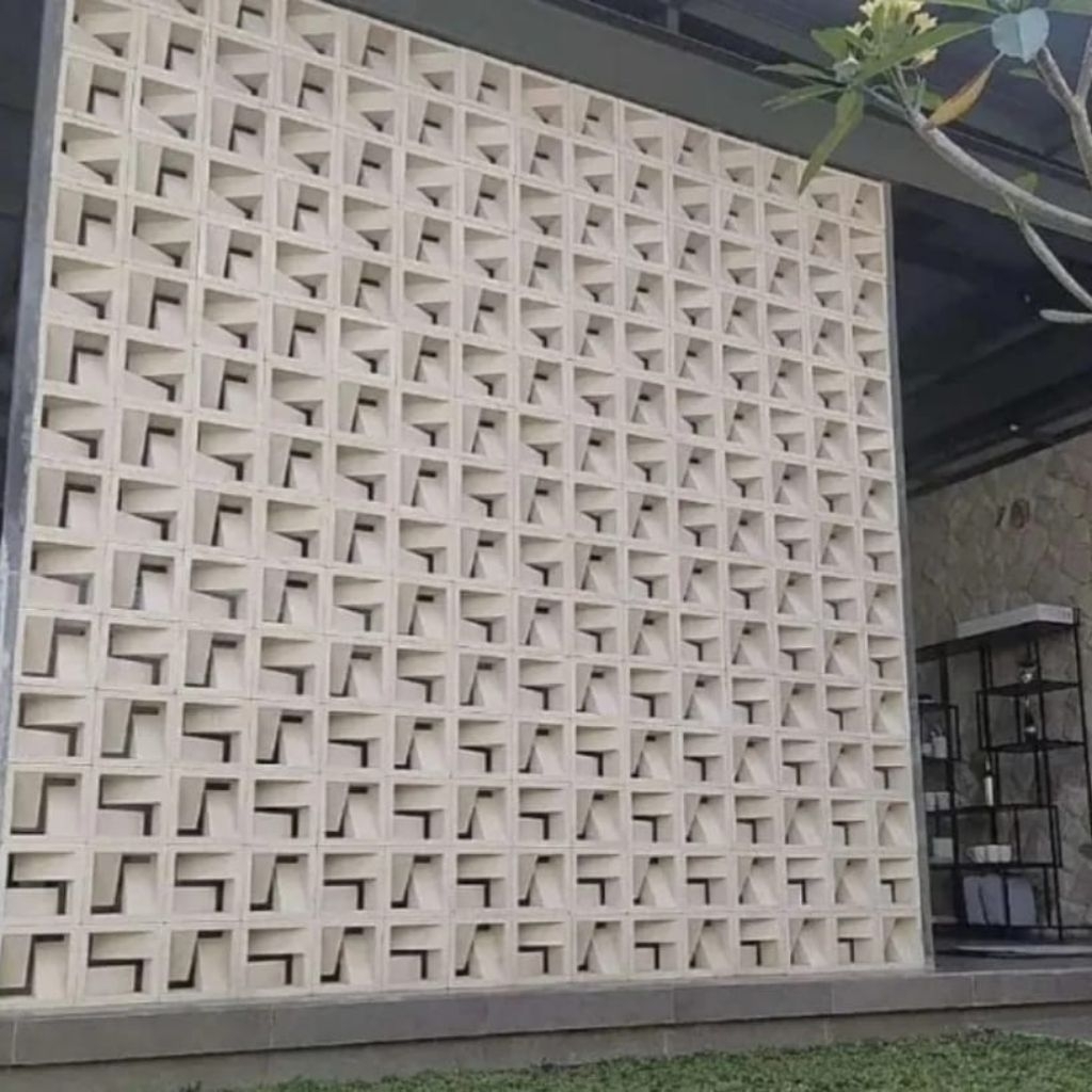 ROSTER BETON LOSTER MINIMALIS pagar rumah ventilasi udara  lubang angin