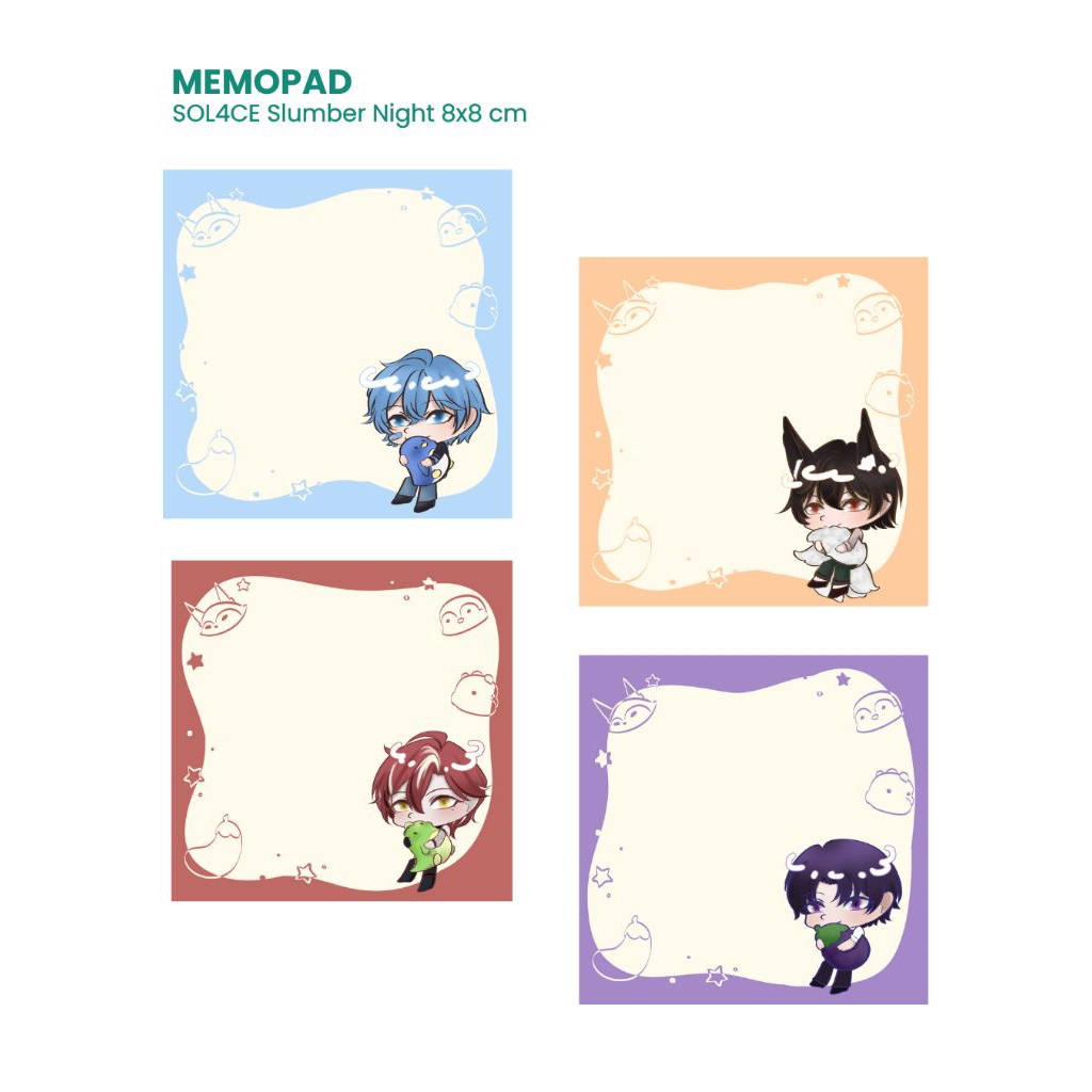 

(BACA DESKRIPSI) Fanmerch Memopad Sol4ce