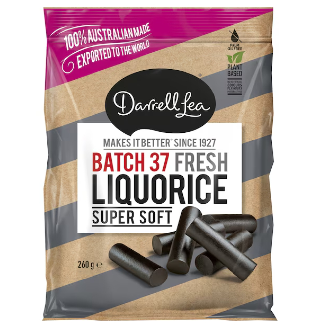 

Darrell Lea Batch 37 Liquorice 260g