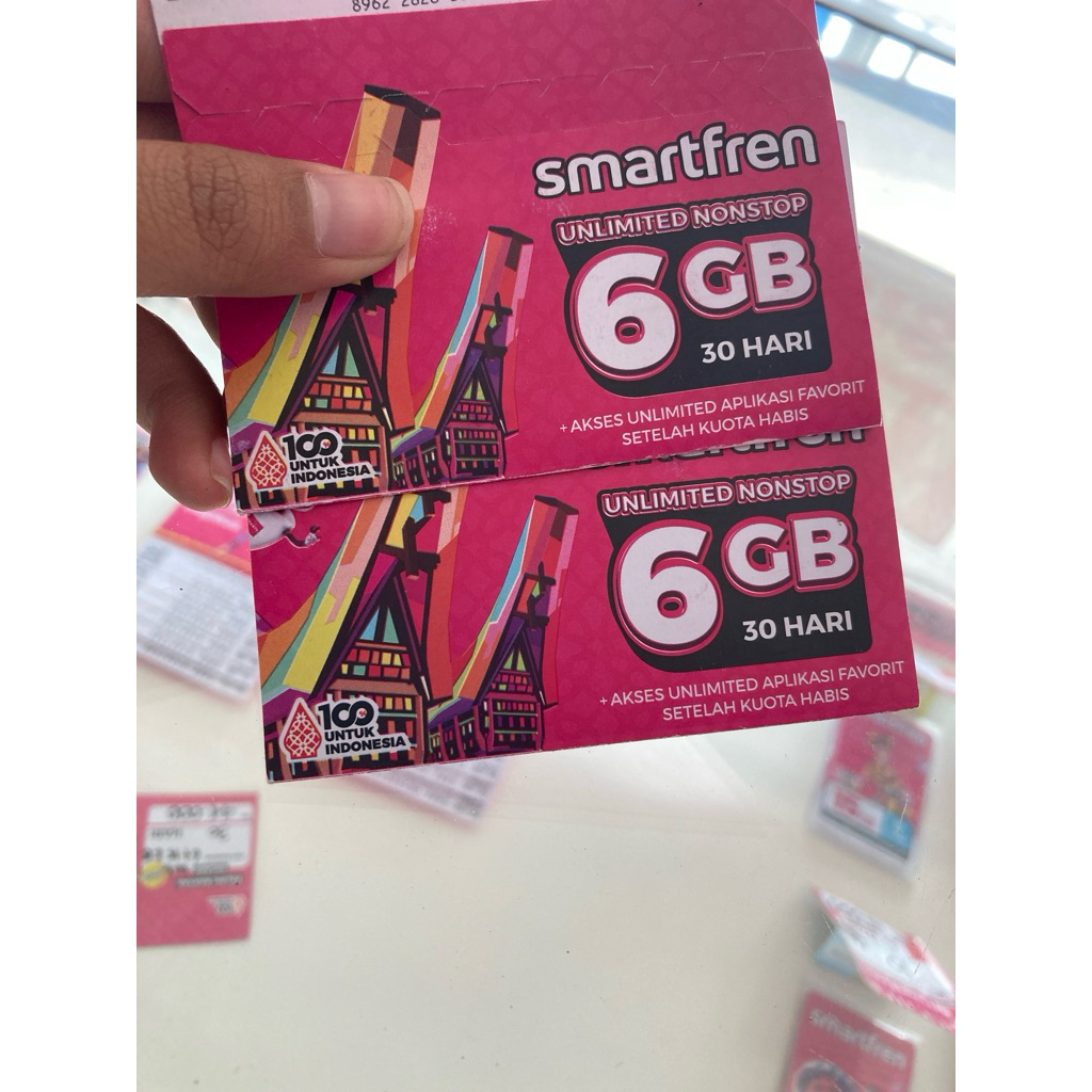Kartu perdana Smartfren 6gb + 15gb + 5gb