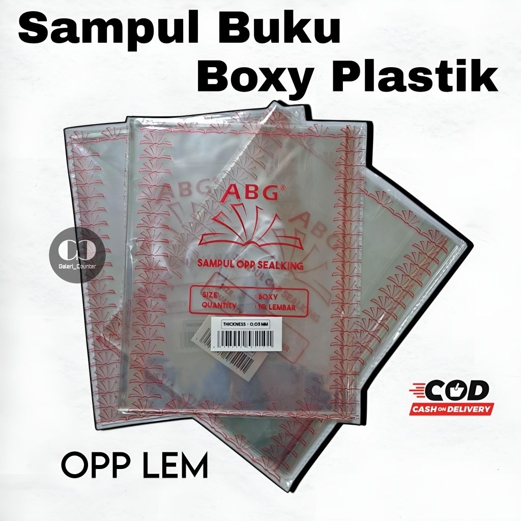 

SAMPUL PLASTIK BOXY SAMPUL BUKU OPP LEM (ISI 10 LEMBAR)