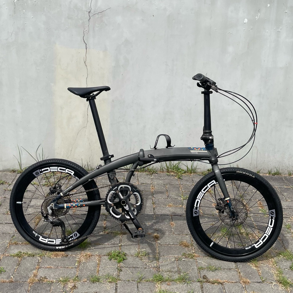 Sepeda Lipat Element Ecosmo 9 Jamselinas Full upgrade sepeda commuter