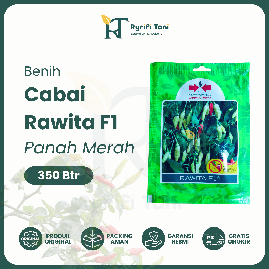 Panah Merah - Benih Cabai Cabe Rawit RAWITA F1 350 Butir Cap Panah Merah