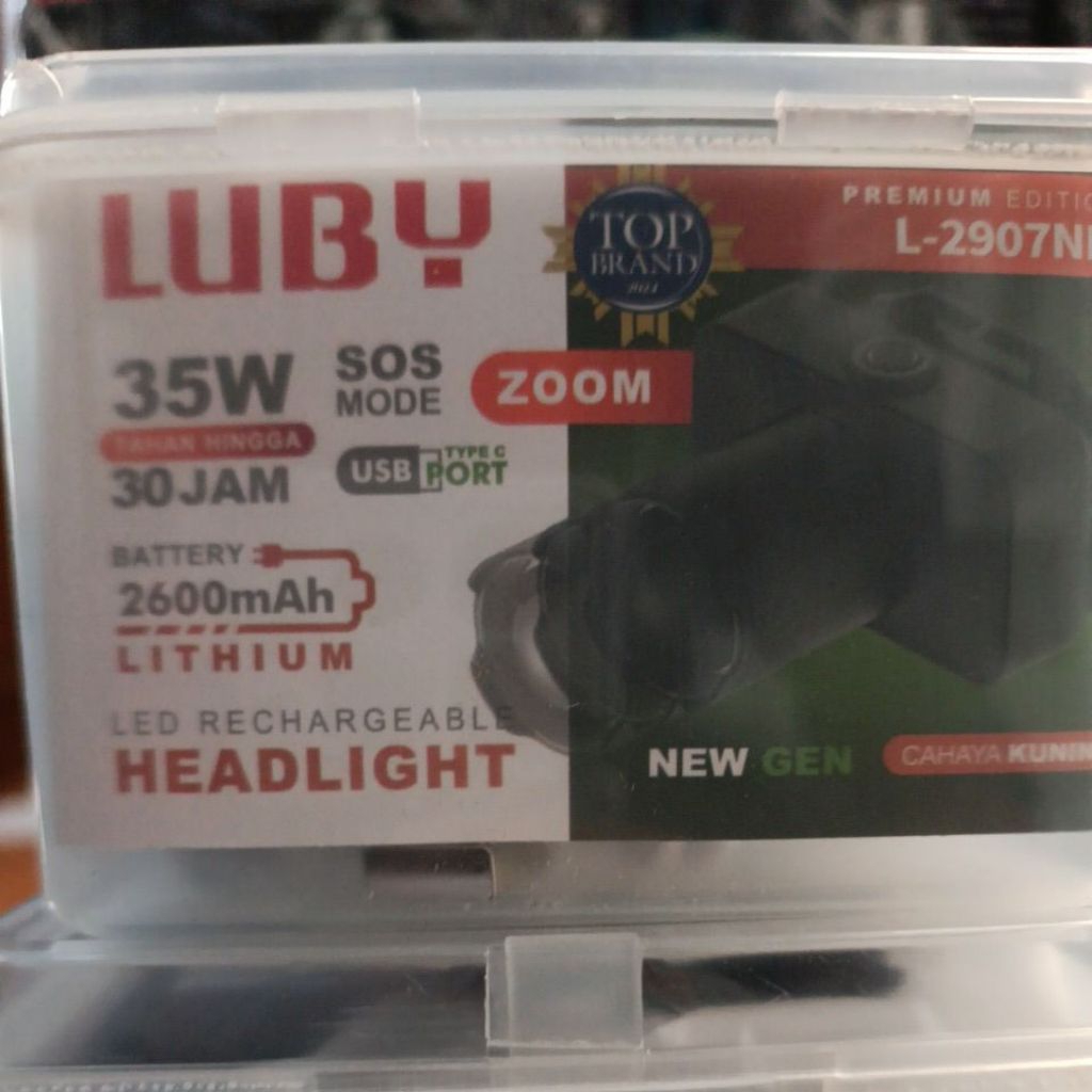 Senter zoom luby 35 watt