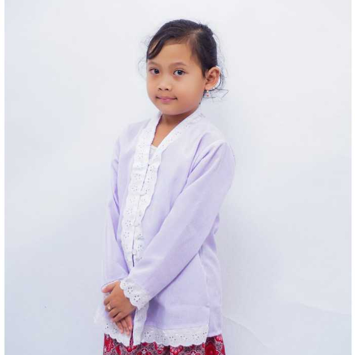 Baju Atasan Kebaya Encim Anak SD- Baju Kebaya Anak SD