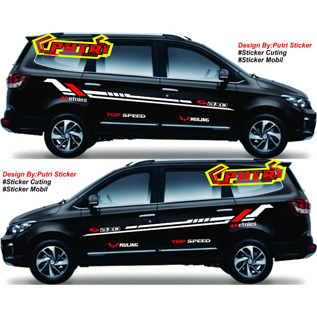 Stiker Mobil Wuling Confero Sticker Cutting Wuling Confero Terbaru