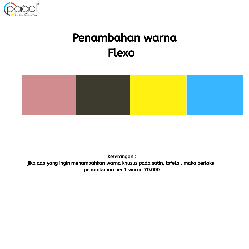 

Penambahan Warna Flexo Untuk Satin Tafeta