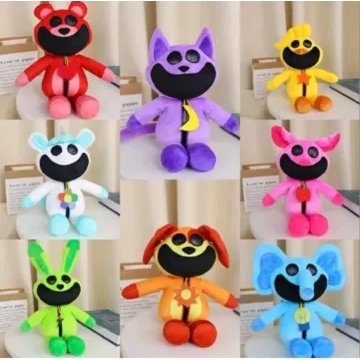 Boneka Cat Nap Smiling Critters Series Plush Doll Cartoon Monster