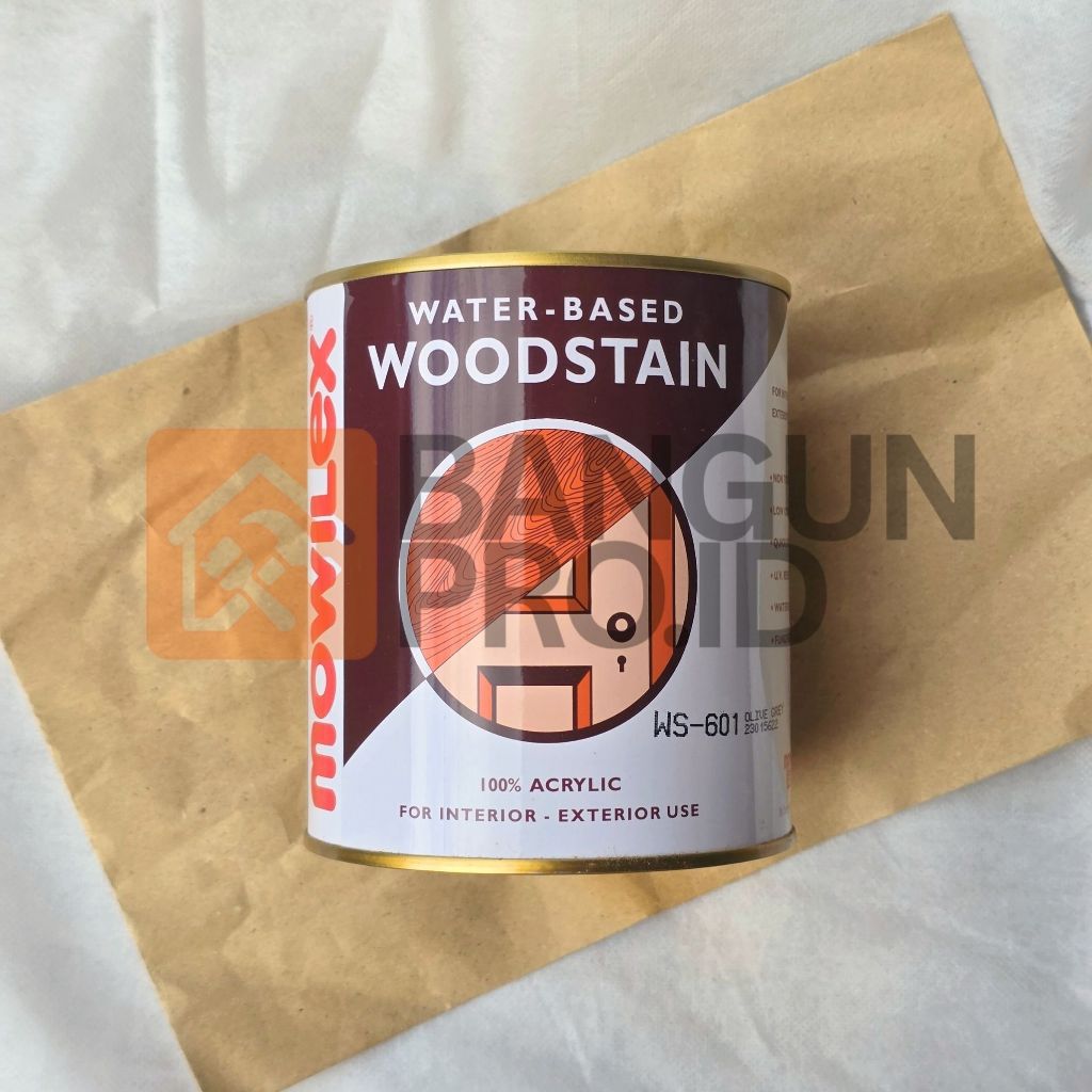 MOWILEX WOODSTAIN INTERIOR - 1L - Warna Cat Pelapis Kayu