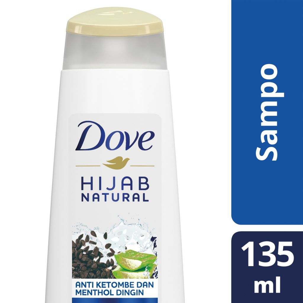 Dove Hijab Natural Shampo Habbatus Sauda Anti Ketombe & Menthol 135 ml