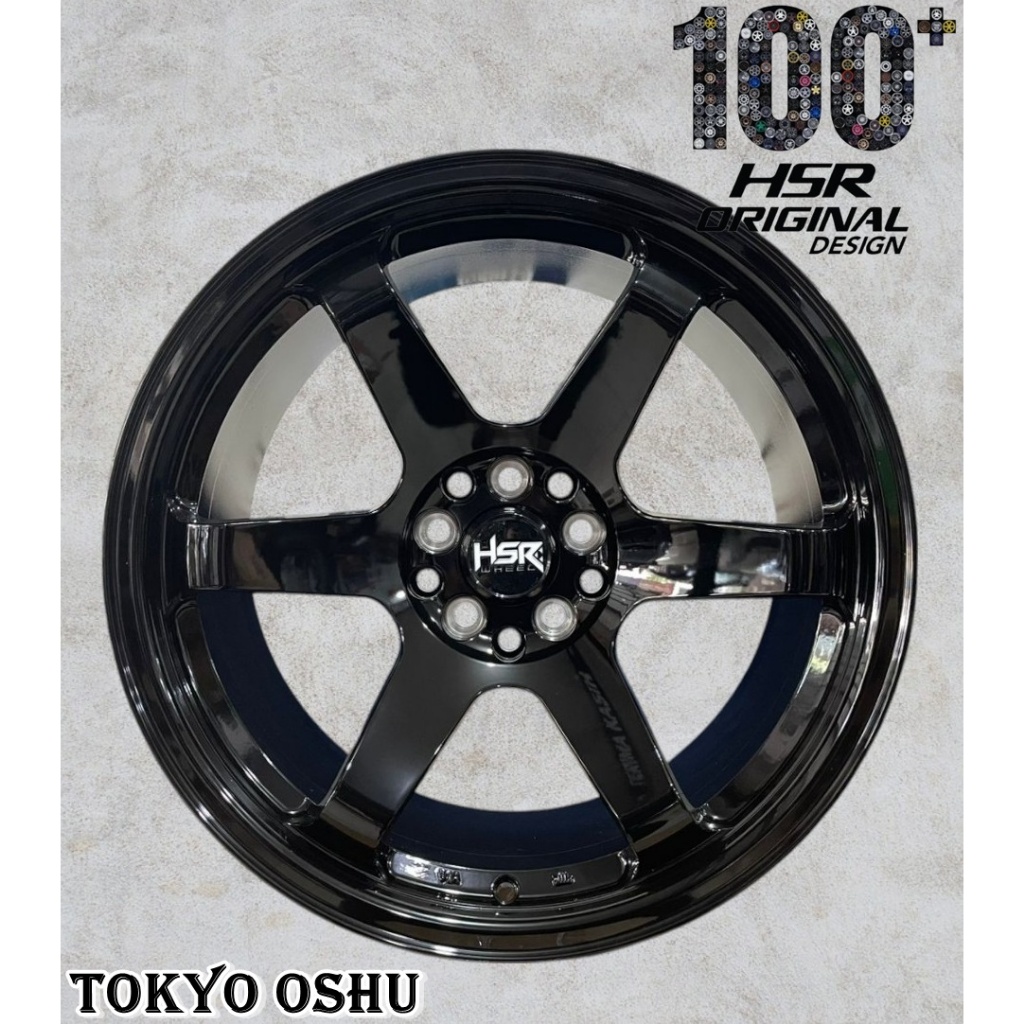 Velg TE37 Ring 17 Velg Celong Lebar 7,5/9 Hsr Tokyo Oshu Untuk Mobil Terios Accord Sienta New Xenia