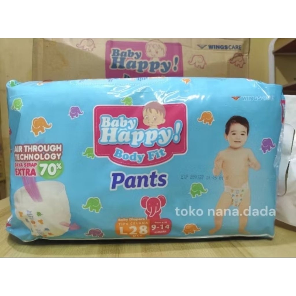 Popok Baby happy L/Pampers Baby happy L 28