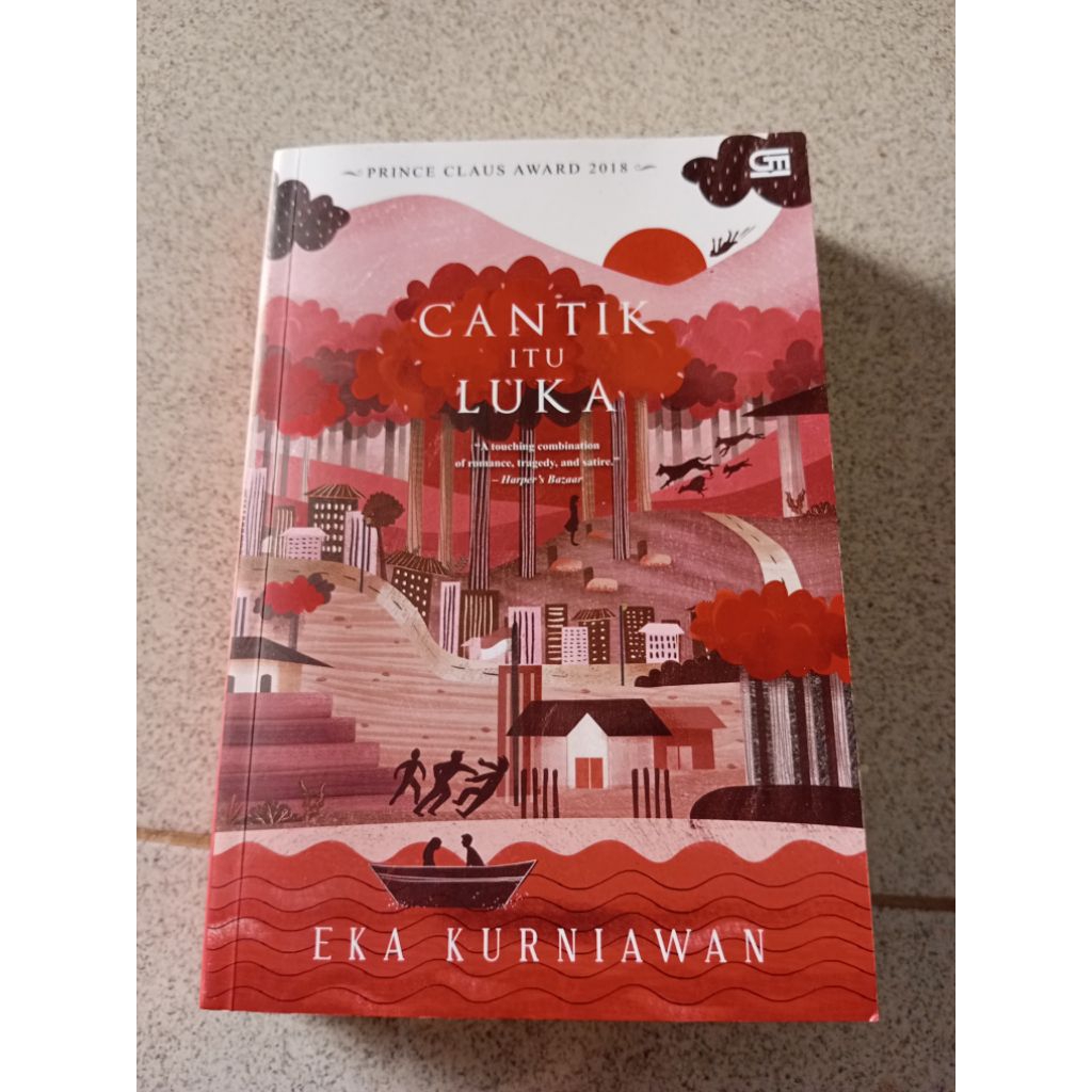 Buku Novel Cantik Itu Luka