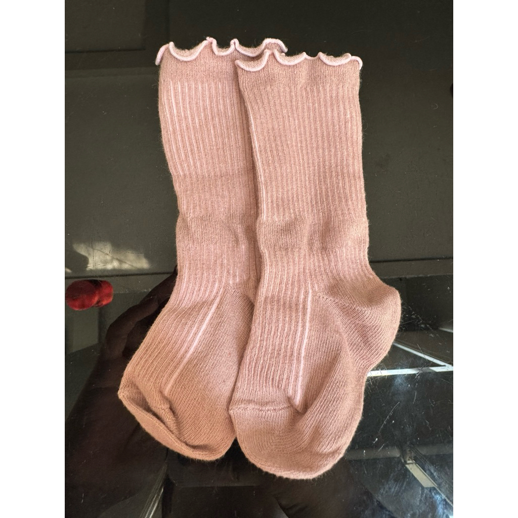Kaos Kaki Bayi Renda Pink Salem