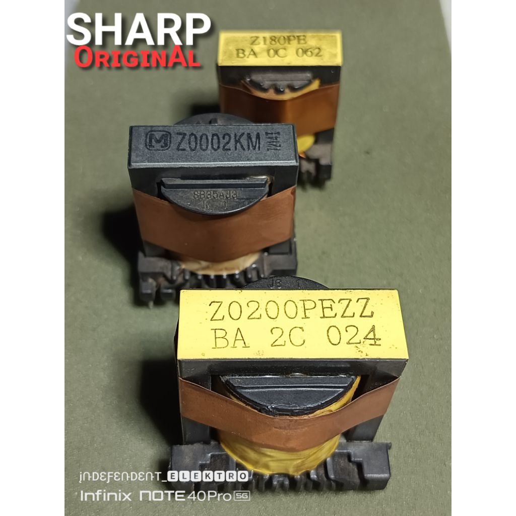 Trafo tv sharp   Trafo power supply tv sharp   trafo psu tv sharp original