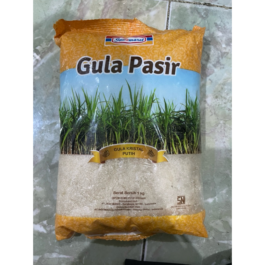 

Gula Pasir 1kg Random Gula / PSM Putih Premium / Gula pasir putih indomaret 1kg/ gula Kristal Tebu Mas 1kg/ gula Gunung Madu 1kg