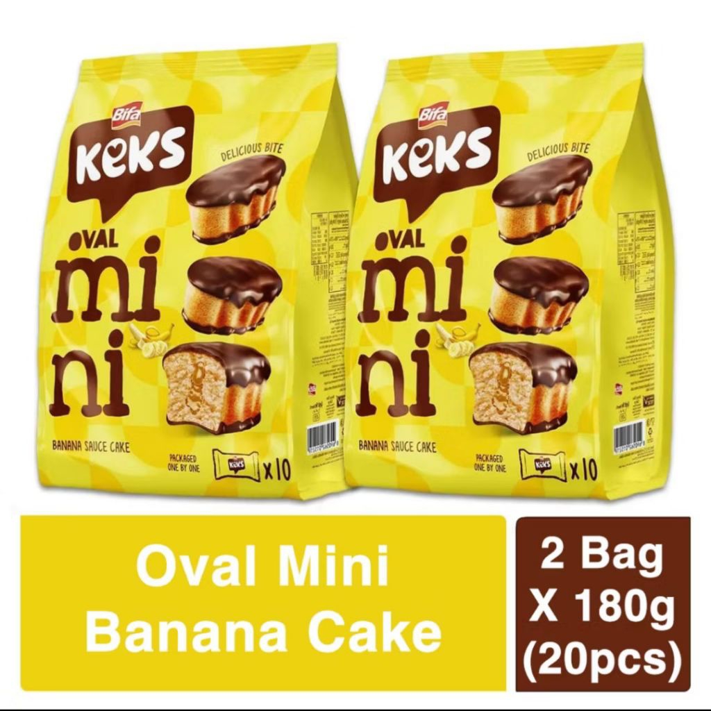 

BIFA KEKS OVAL MINI BANANA CAKE