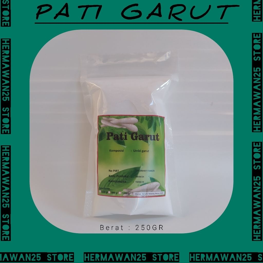 

Tepung Pati Garut Original 250 Gram