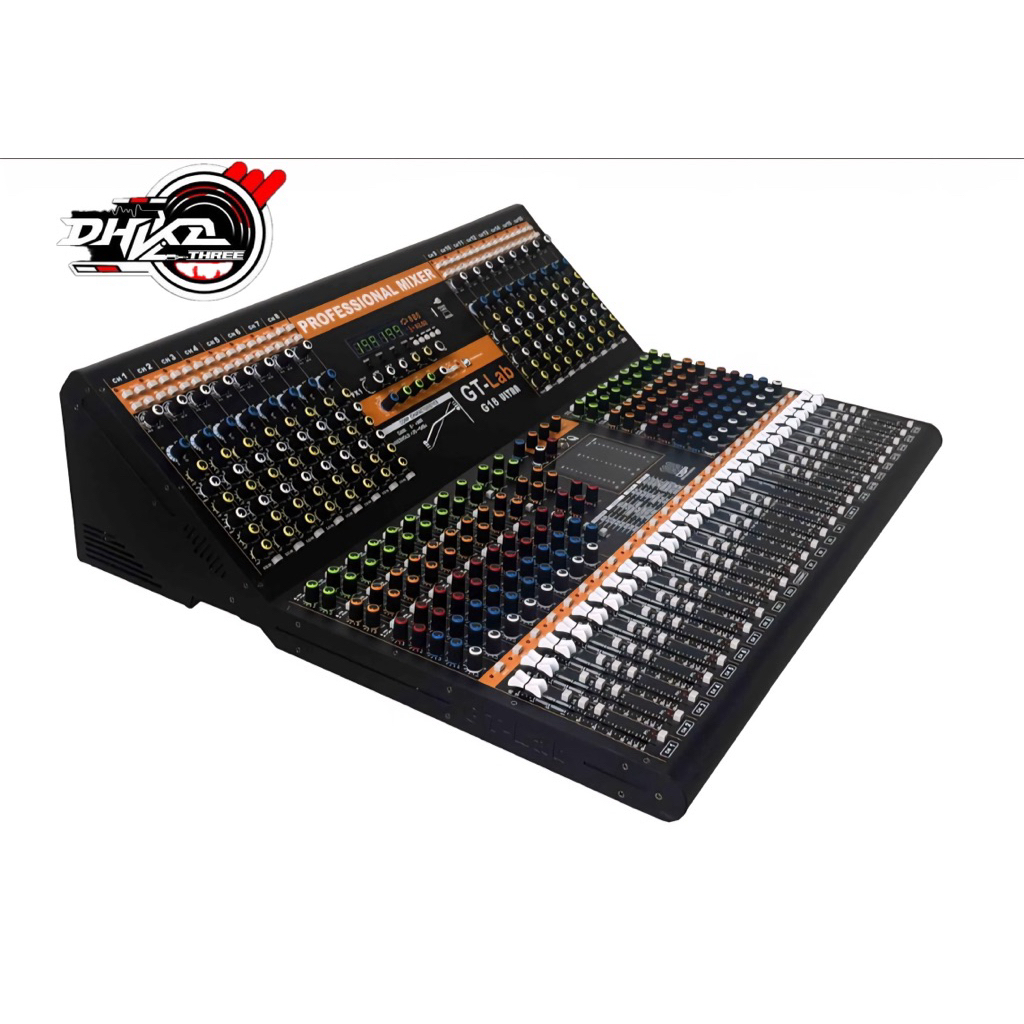 MIXER AUDIO GT-LAB 18 ULTRA 16 CHANNEL + HARDCASE / Mixer Gt-lab 18 Ultra Original / Mixer audio Gt 
