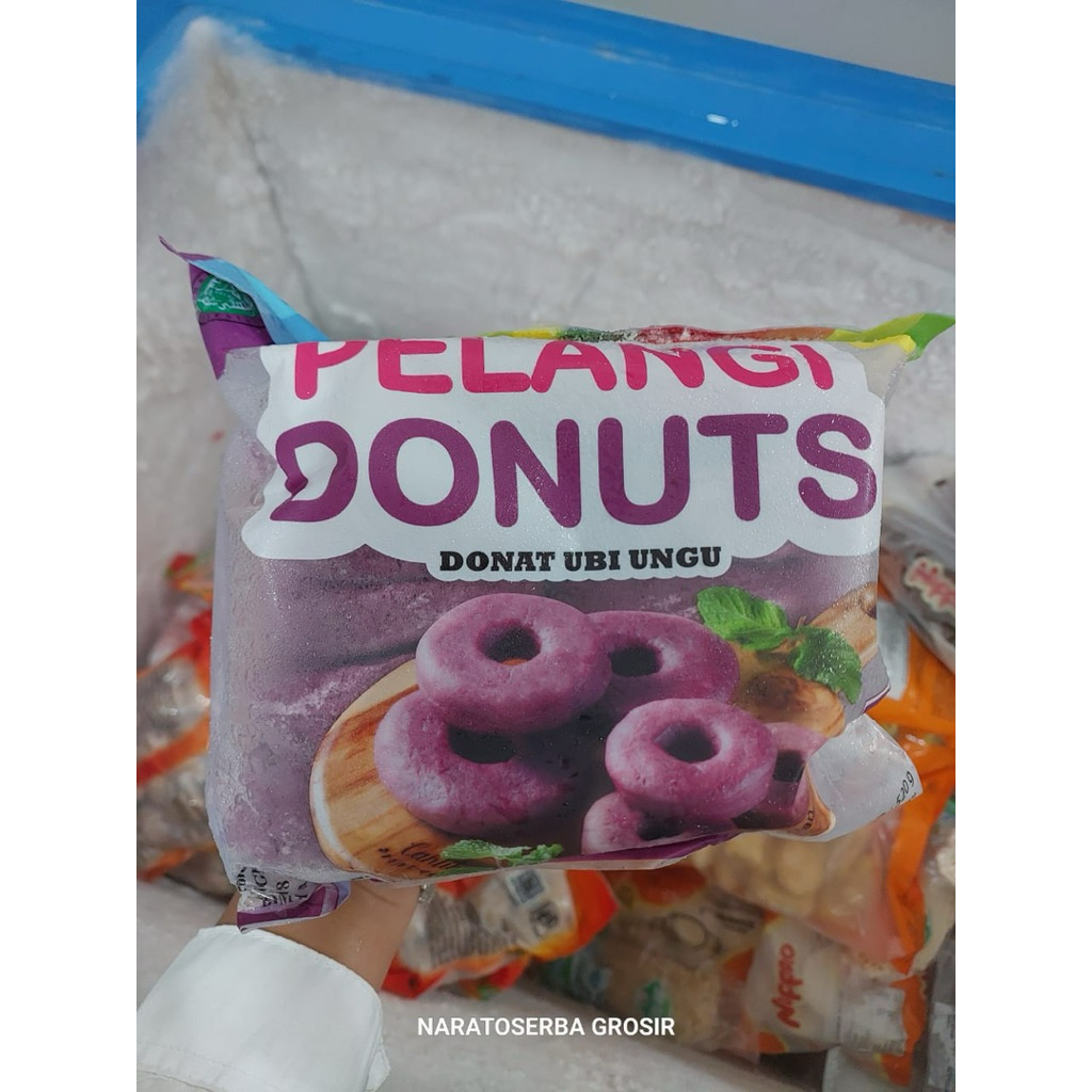 

Donat Pelangi Ubi Ungu | Donat Kentang | Donat isi Cokelat | Donat frozen food