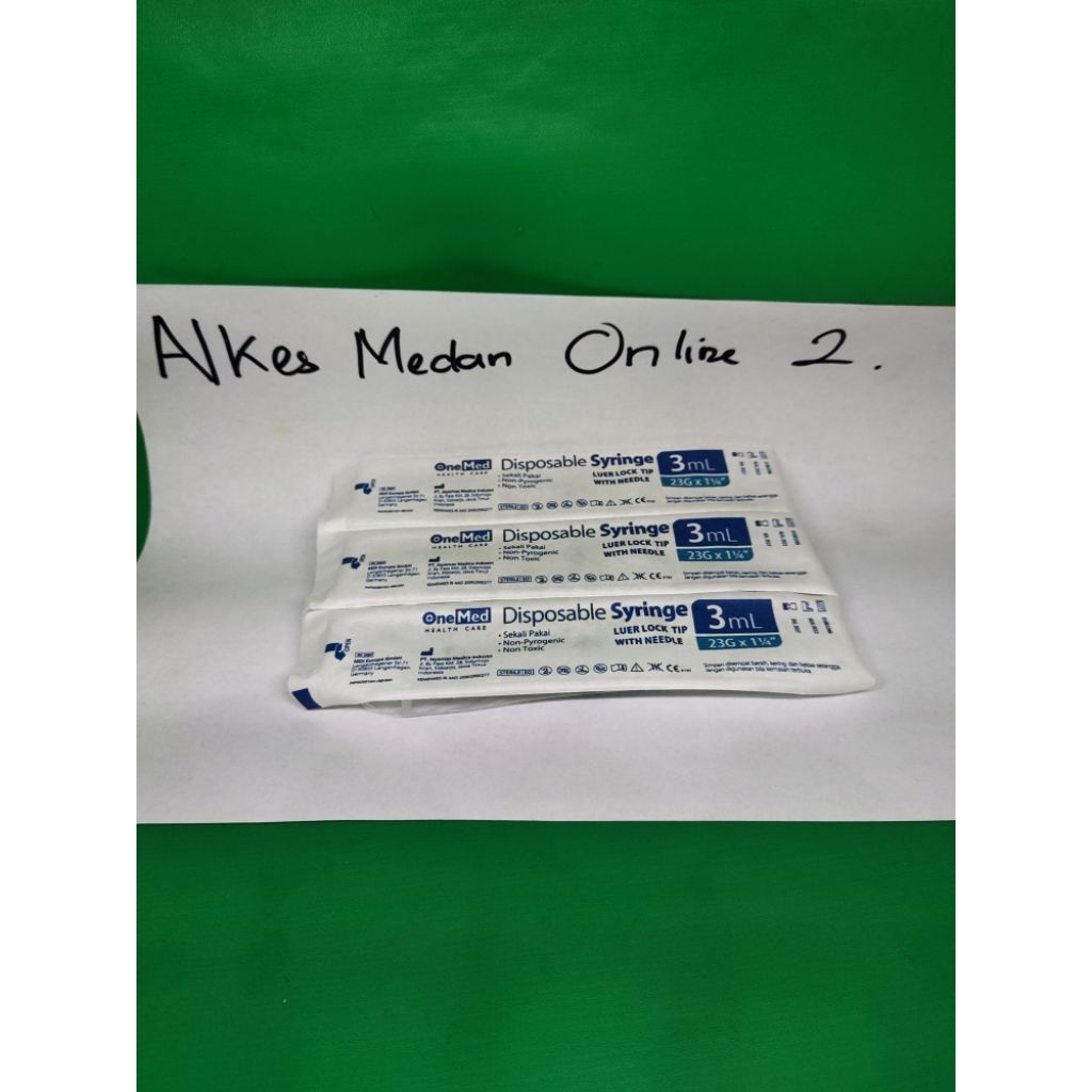 Eceran... Spuit 3cc / ml Merk ONEMED