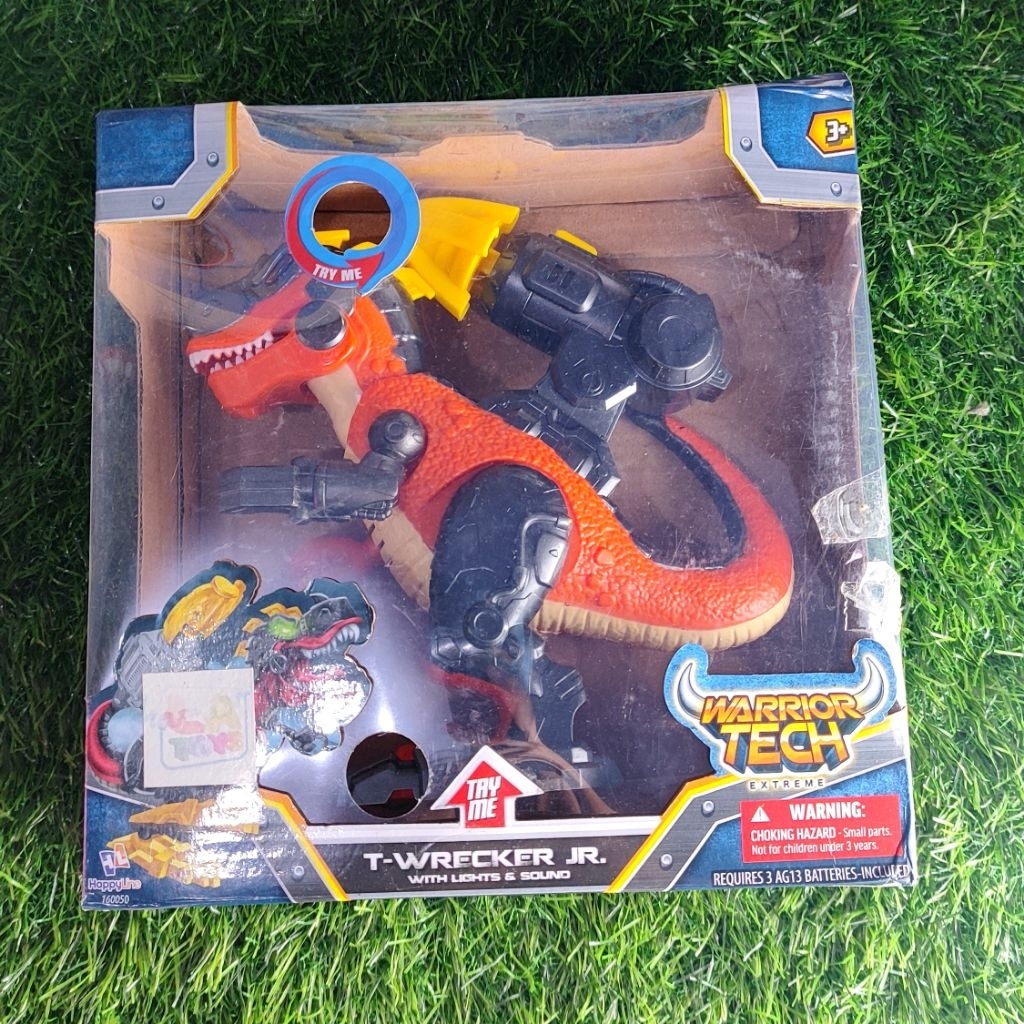 PRELOVED Dino Robot  T-Wrecker Jr. Warrior Tech