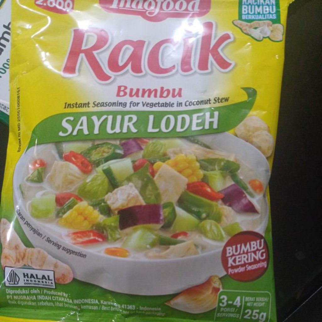 

Racik sayur lodeh 25 g