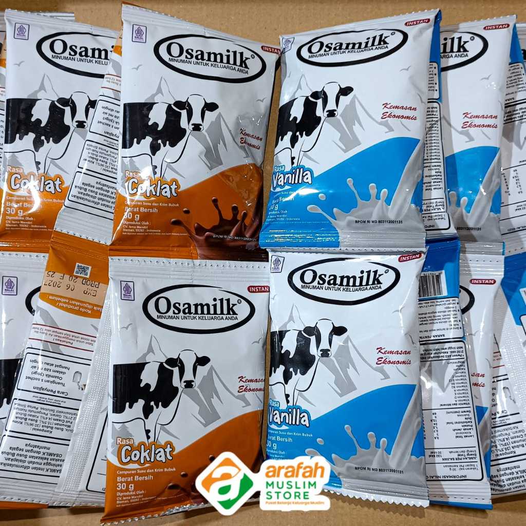 

Osamilk Susu Bubuk Penggemuk Badan Dewasa kemasan sachet 300 grm / Susu Sapi Bubuk Penambah Nafsu Makan Anak