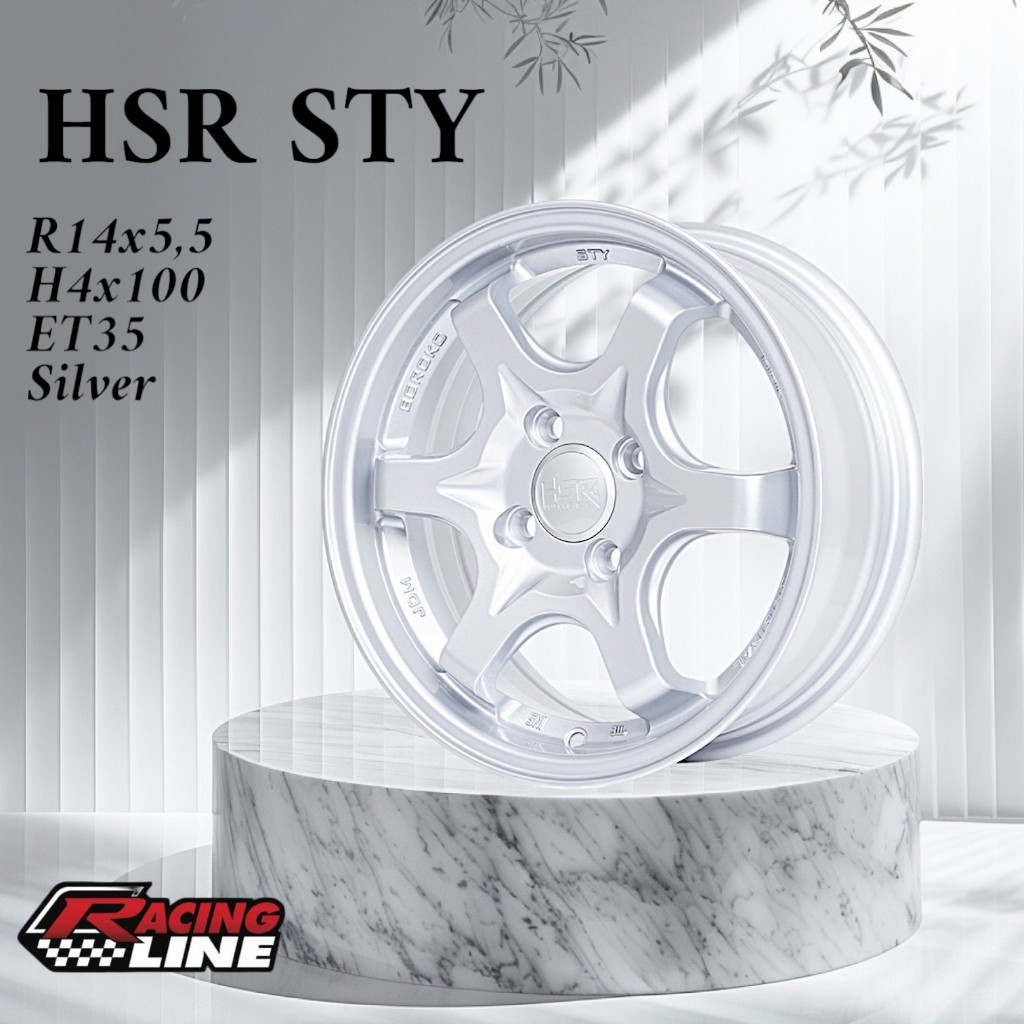 velg te37 ring 14 hsr sty untuk brio ayla agya calya sigra karimun dll velg te37 r14