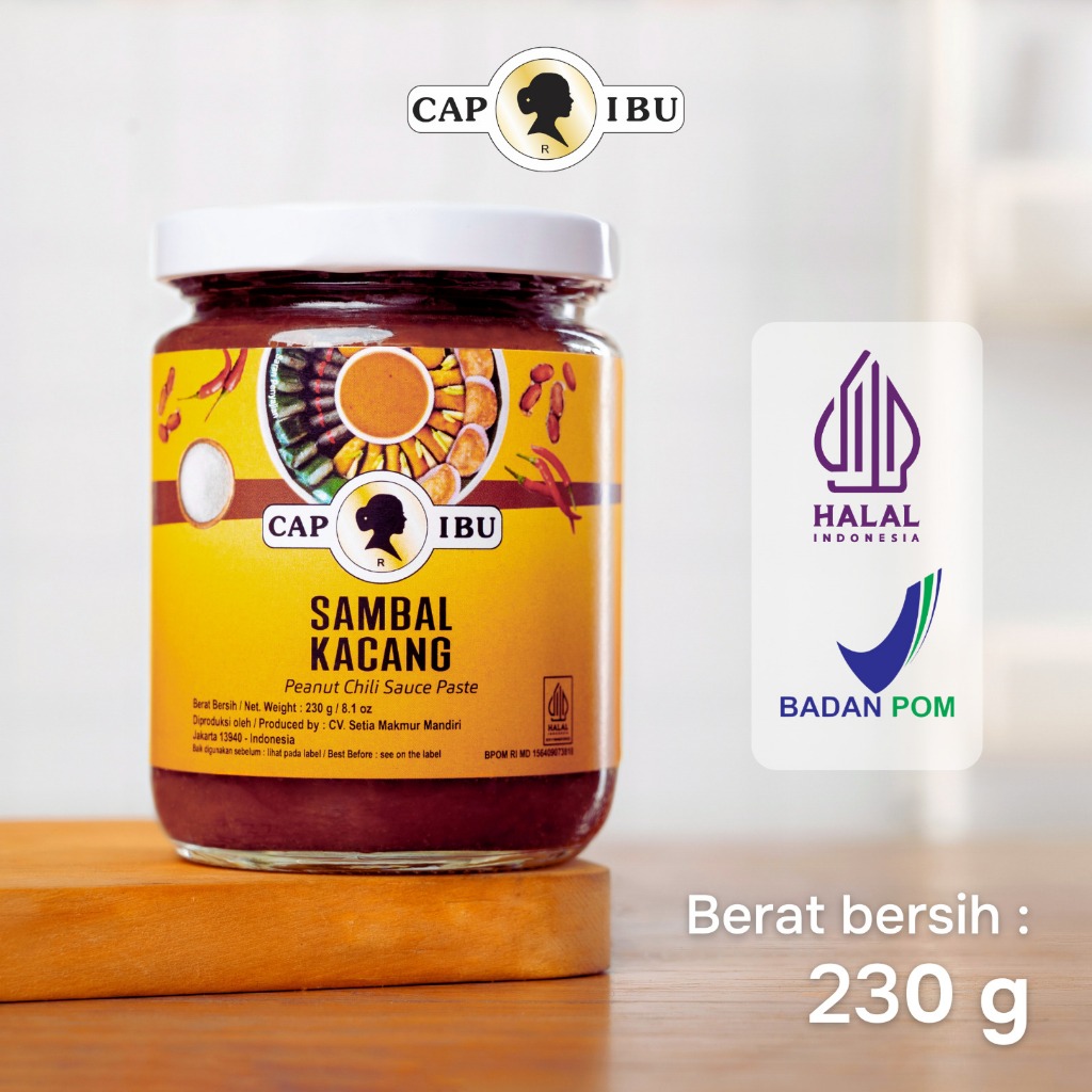 

CAP IBU Sambal Kacang Kemasan Botol Jar