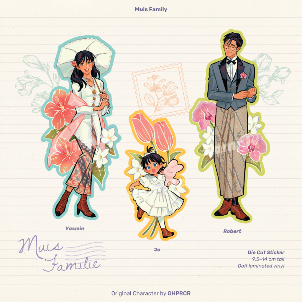 

OHPRCR - Muis Family Diecut Sticker