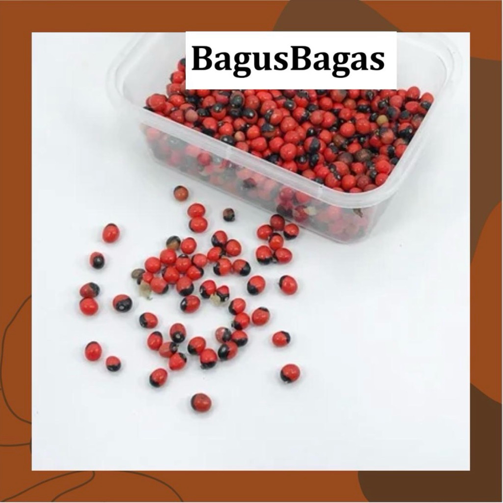 

25gr Saga Rambat Kering Saga Telik Merah Hitam Herbal Paru Batuk Kerajinan Alam