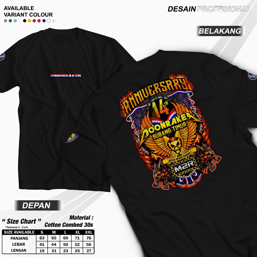 Kaos Club Moonraker 14 Subang Timur Baju Dewasa Club Moonraker 14 Subang Timur Sutim Speed Maniac