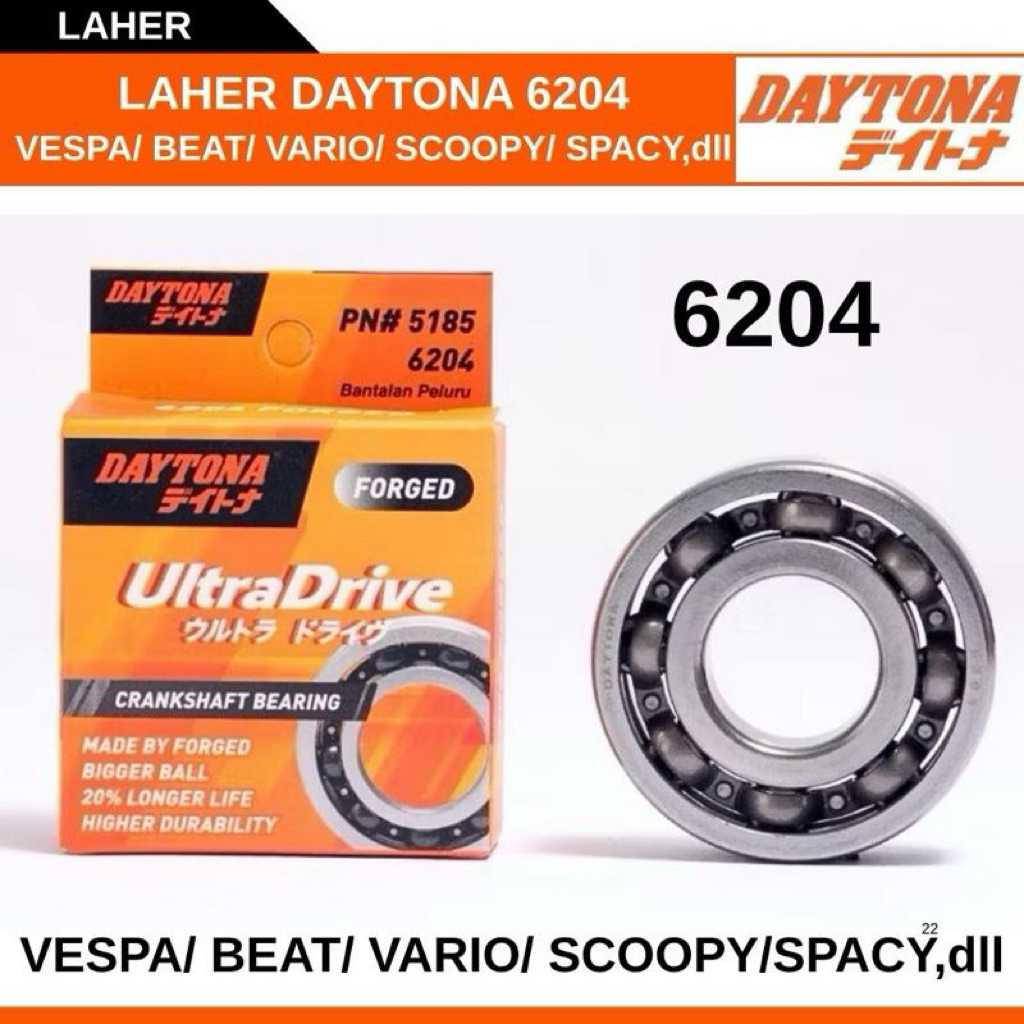 LAHER DAYTONA 6204 VESPA/BEAT/VARIO/SCOOPY/dll