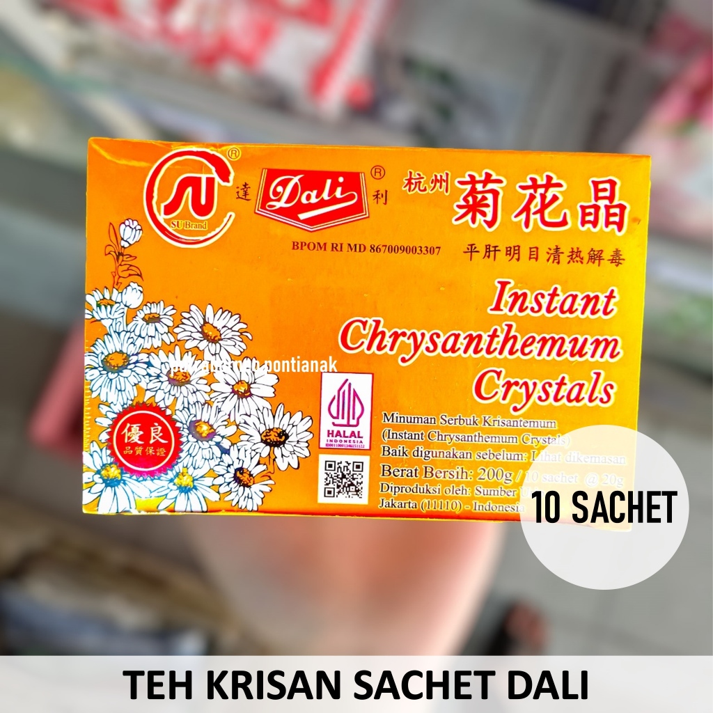 

DALI Teh Bunga Krisan 200gr / Teh Sachet Panas Dalam