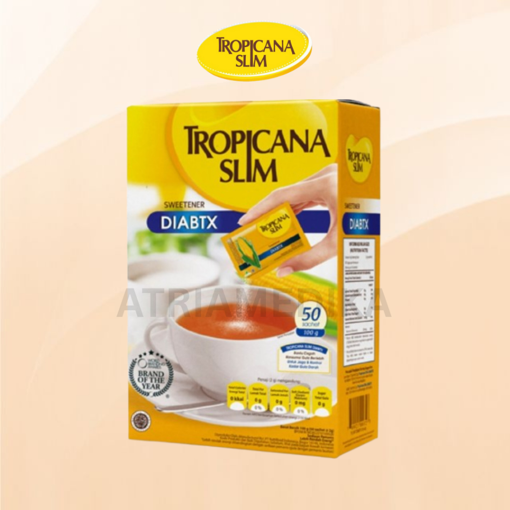 

Gula Tropicana Slim Diabtx 50 Sachet // Gula Diabetes Bebas Kalori