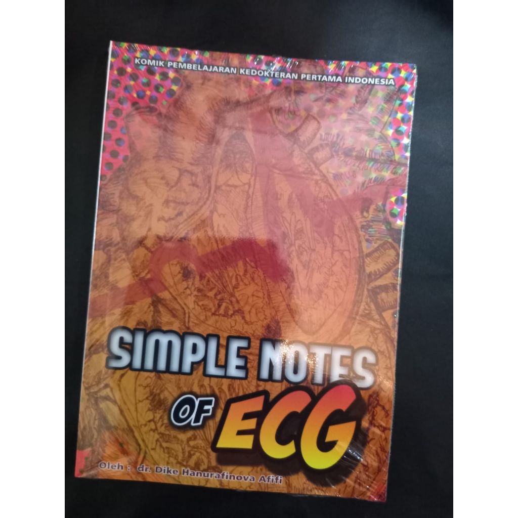 BUKU SIMPLE NOTES OF ECG KOMIK PEMBELAJARAN KEDOKTERAN  PERTAMA INDONESIA
