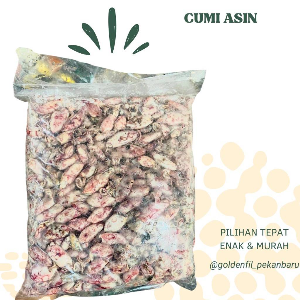 

Cumi asin 250g & 500g