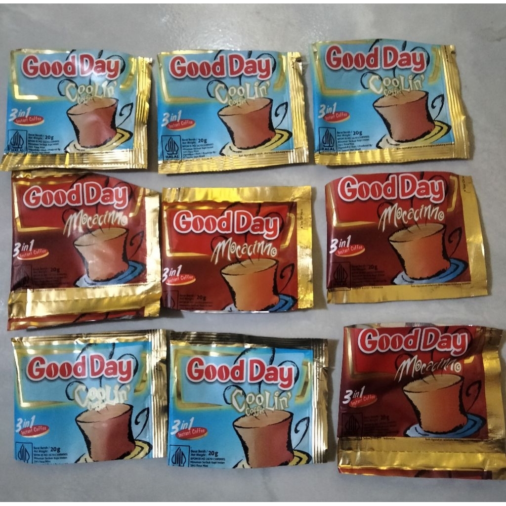 

Bungkus bekas kopi sachet GoodDay