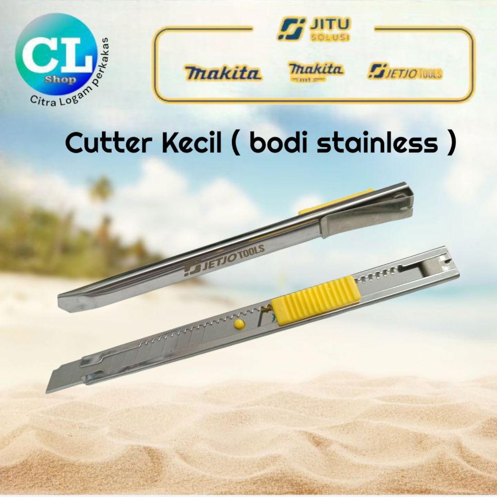 

CUTTER KECIL jetjo bodi stainless potong kertas