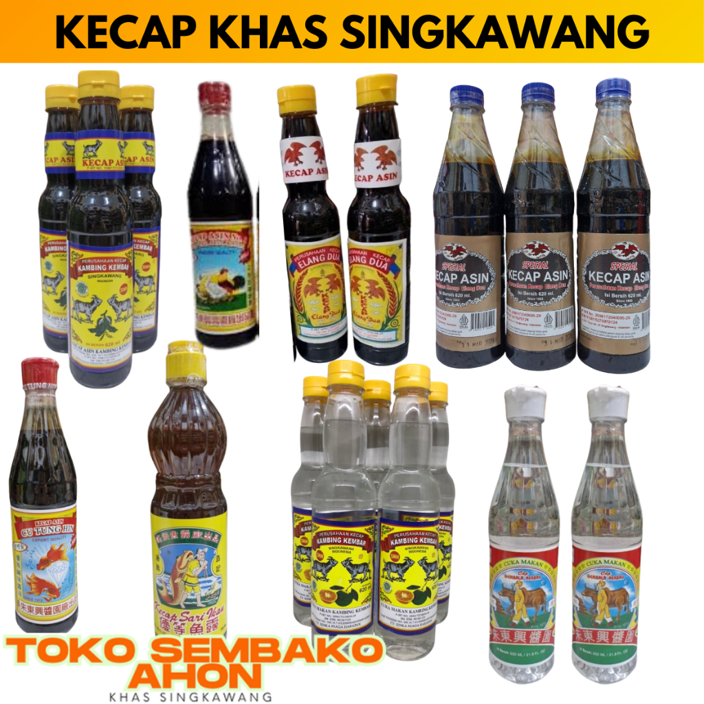 

Kecap Kambing P | Kecap 3 Kawan | Cuka Kambing P | Cuka Gembala | Kecap Elang Spesial | Cuka Dixi Kecil x3 | Kecap Elang P | Kecap Asin Koki | Sari Ikan CTH | Bangao Isi Ulang HMT | Bango 385ml