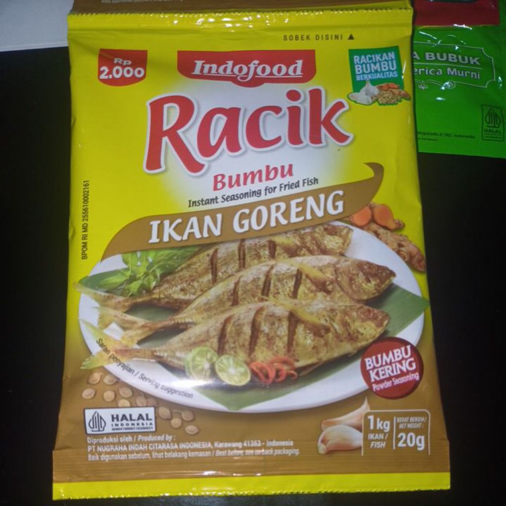 

Racik ikan goreng 20 g