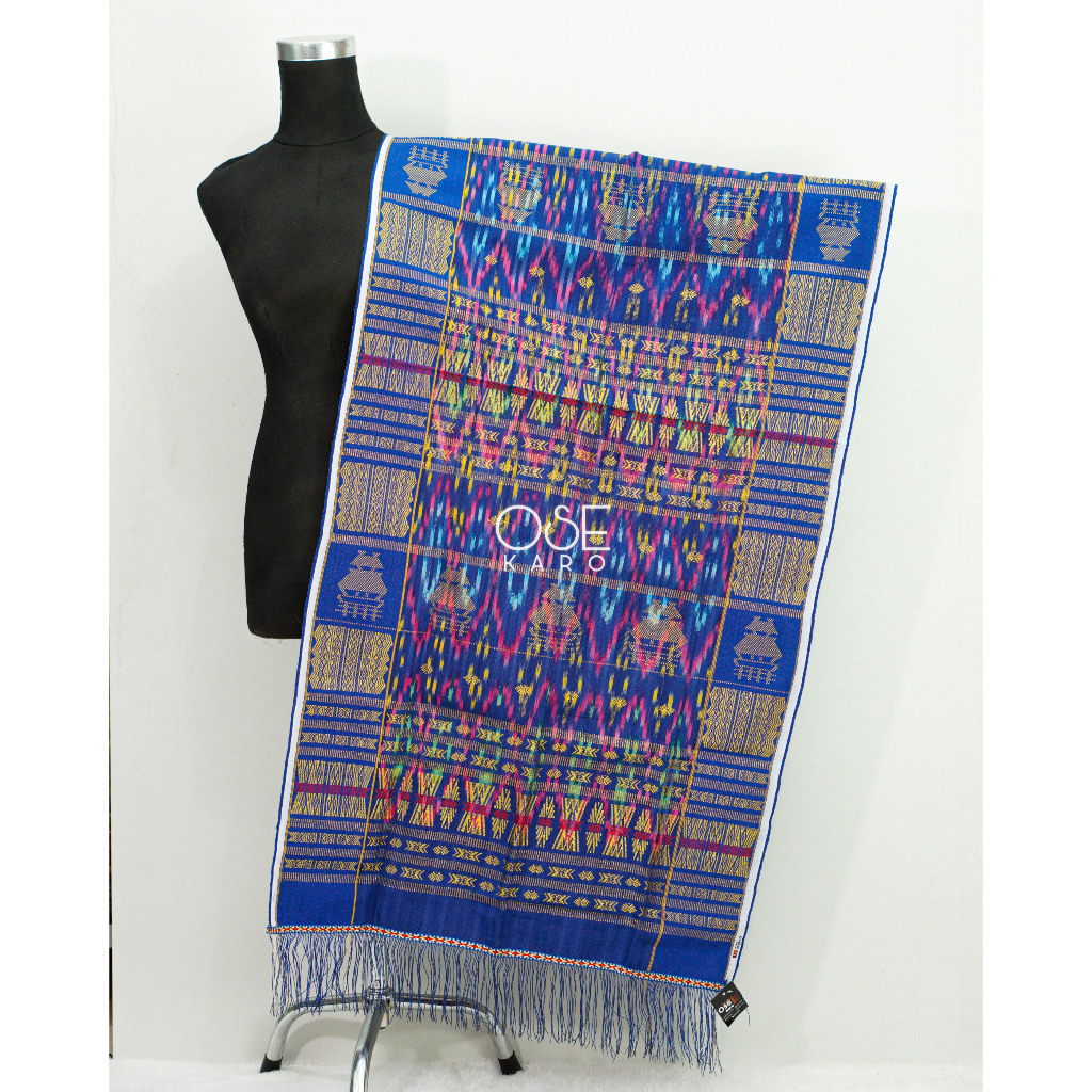 Uis Nipes Karo Sutra Benang 100 Motif Rangrang Rumah Adat