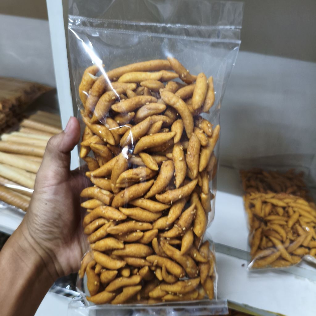 

telor gabus manis wijen - gabus manis indosari - gabus wijen renyah