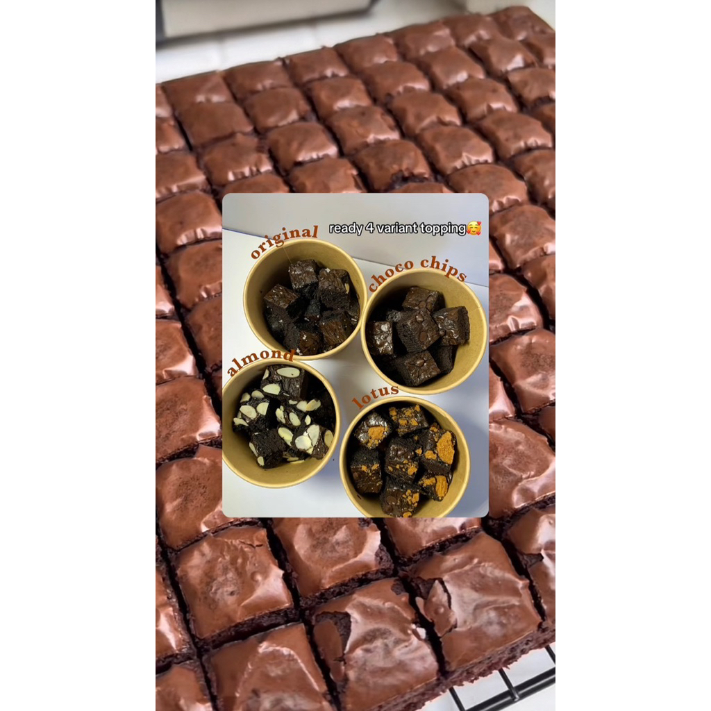 

BROWNIES BITE FUDGY BROWNIES CUP 12oz