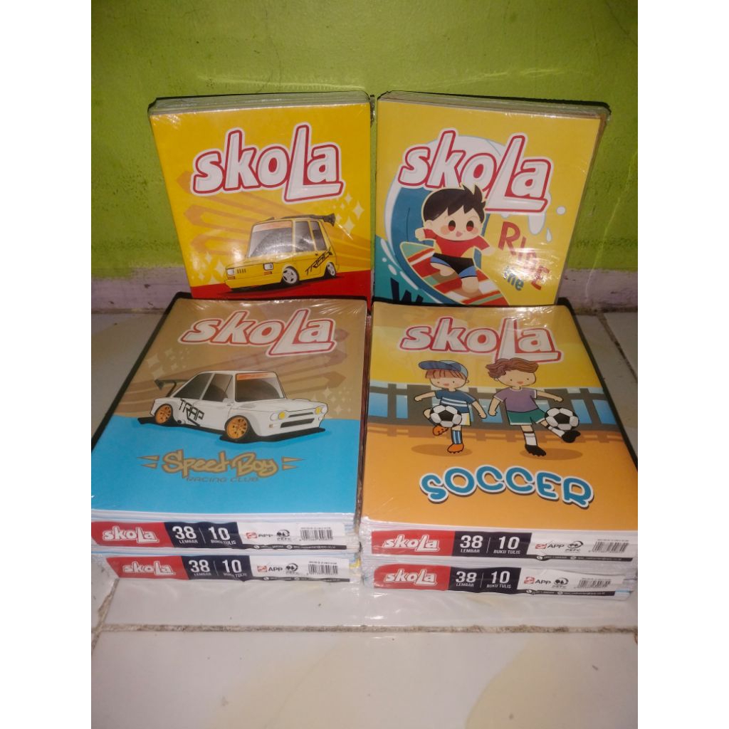 

Buku skola by sidu isi 38lembar (10pcs)